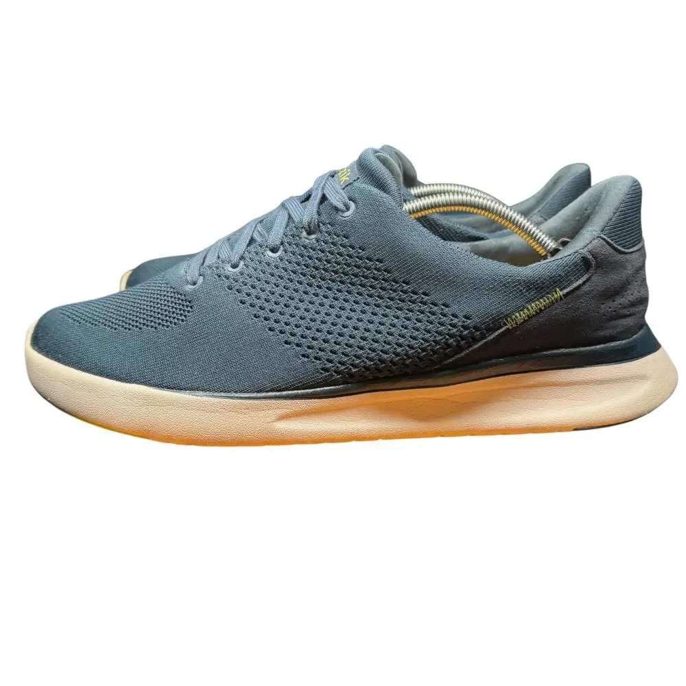 KIZIK Lima Men's 13 Tidepool Teal Blue Hands Free Sneakers Slip On Shoes Knit - Picture 3 of 15